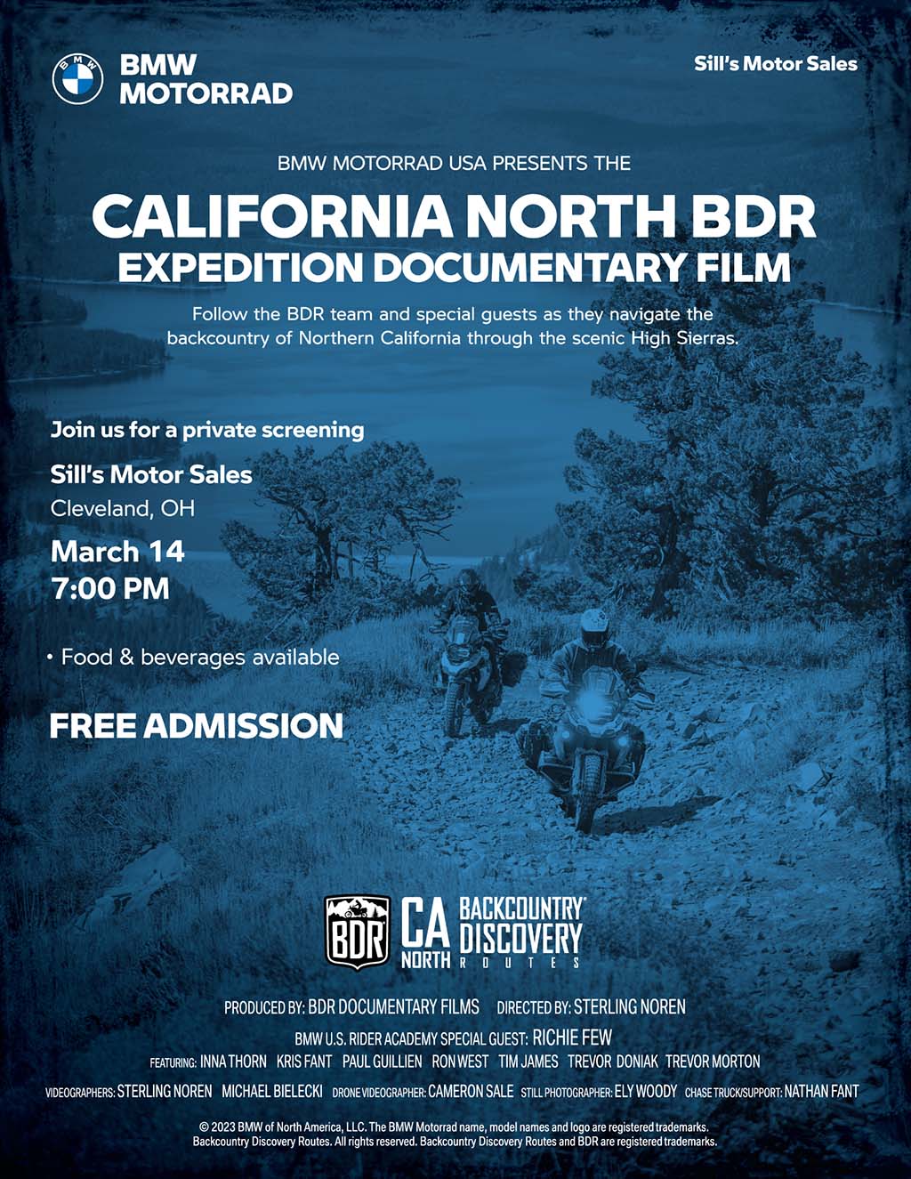 California North BDR Expedition Documentary Screening